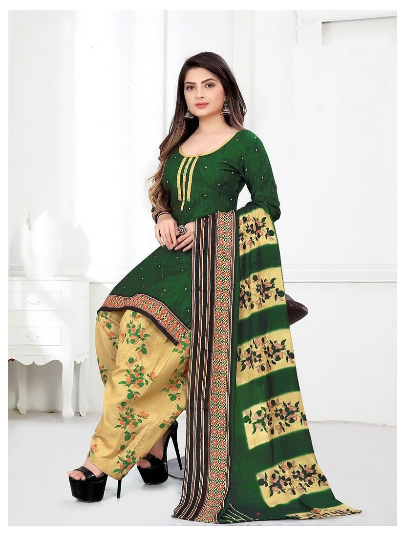 Ganeshji Madhavi 3 Cotton Printed Daily Wear Ready Made Dress Collection